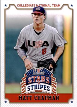 2015 Panini USA Baseball Stars & Stripes #72 Matt Chapman Front