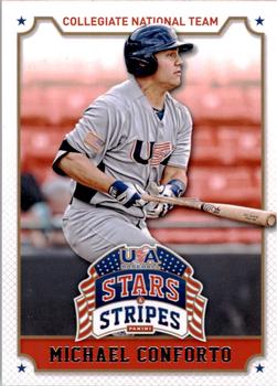 2015 Panini USA Baseball Stars & Stripes #75 Michael Conforto Front