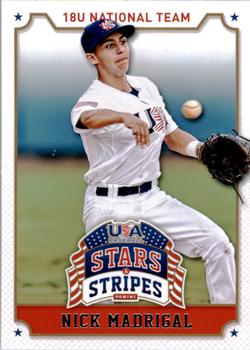 2015 Panini USA Baseball Stars & Stripes #78 Nick Madrigal Front