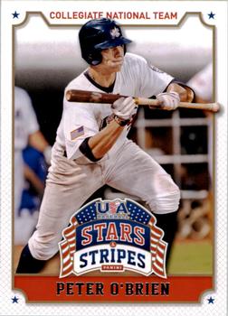 2015 Panini USA Baseball Stars & Stripes #82 Peter O'Brien Front