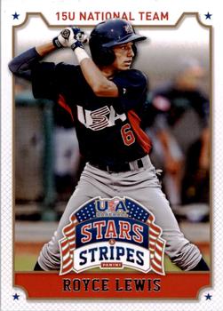 2015 Panini USA Baseball Stars & Stripes #85 Royce Lewis Front