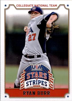 2015 Panini USA Baseball Stars & Stripes #86 Ryan Burr Front