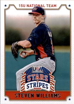 2015 Panini USA Baseball Stars & Stripes #88 Steven Williams Front
