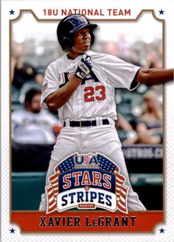 2015 Panini USA Baseball Stars & Stripes #99 Xavier LeGrant Front