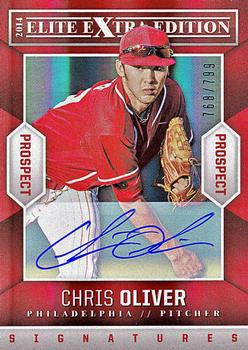 2014 Panini Elite Extra Edition - Prospects Signatures #49 Chris Oliver Front