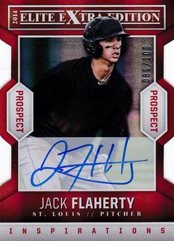 2014 Panini Elite Extra Edition - Prospects Signatures Inspirations #96 Jack Flaherty Front