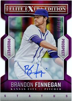 2014 Panini Elite Extra Edition - Prospects Signatures Status Purple #17 Brandon Finnegan Front