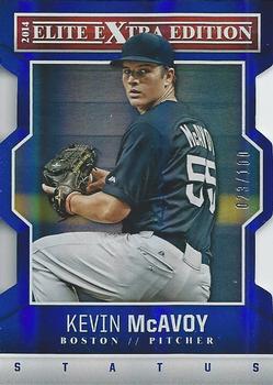 2014 Panini Elite Extra Edition - Status Blue #40 Kevin McAvoy Front