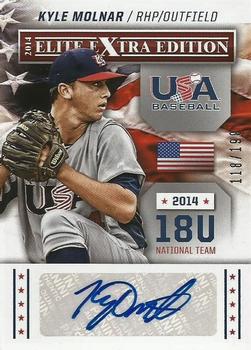 2014 Panini Elite Extra Edition - USA Baseball 18U Signatures #18 Kyle Molnar Front
