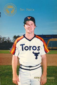 1987 Jones Photo Tucson Toros #NNO Ron Mathis Front