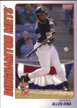 2001 Choice Binghamton Mets #01 Allen Dina Front