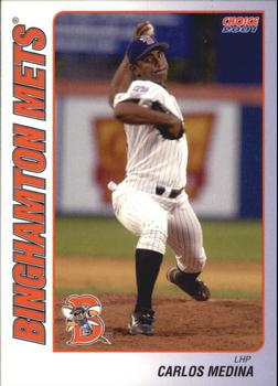 2001 Choice Binghamton Mets #04 Carlos Medina Front