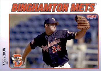 2001 Choice Binghamton Mets #08 Heath Bell Front