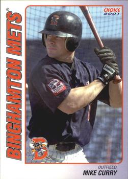 2001 Choice Binghamton Mets #18 Mike Curry Front