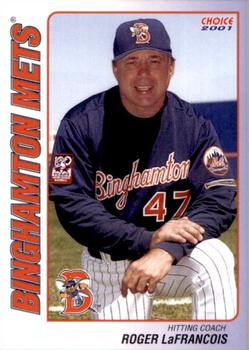 2001 Choice Binghamton Mets #29 Roger LaFrancois Front