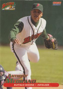 2001 Choice Buffalo Bisons #25 Anthony Medrano Front