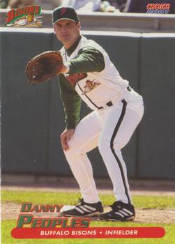 2001 Choice Buffalo Bisons #26 Danny Peoples Front