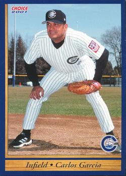 2001 Choice Columbus Clippers #08 Carlos Garcia Front