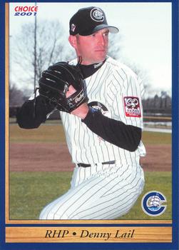 2001 Choice Columbus Clippers #11 Denny Lail Front