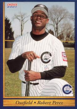 2001 Choice Columbus Clippers #18 Robert Perez Front