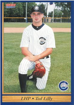 2001 Choice Columbus Clippers #22 Ted Lilly Front