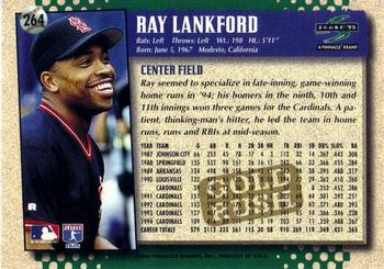 1995 Score - Gold Rush #264 Ray Lankford Back
