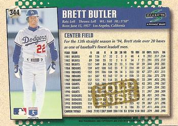1995 Score - Gold Rush #344 Brett Butler Back