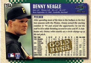 1995 Score - Gold Rush #513 Denny Neagle Back