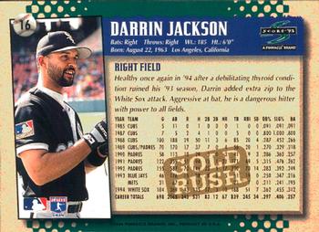 1995 Score - Gold Rush #16 Darrin Jackson Back