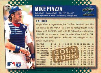 1995 Score - Gold Rush #17 Mike Piazza Back