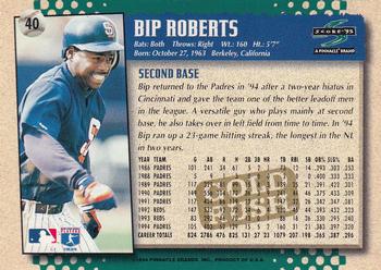 1995 Score - Gold Rush #40 Bip Roberts Back