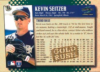1995 Score - Gold Rush #45 Kevin Seitzer Back
