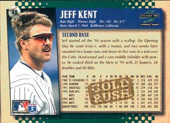 1995 Score - Gold Rush #48 Jeff Kent Back