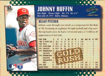 1995 Score - Gold Rush #67 Johnny Ruffin Back
