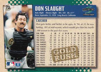 1995 Score - Gold Rush #73 Don Slaught Back