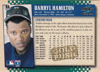 1995 Score - Gold Rush #84 Darryl Hamilton Back
