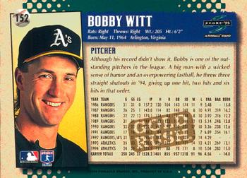 1995 Score - Gold Rush #152 Bobby Witt Back