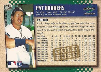 1995 Score - Gold Rush #154 Pat Borders Back