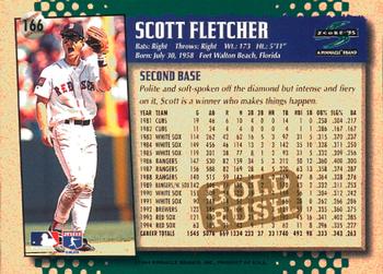 1995 Score - Gold Rush #166 Scott Fletcher Back