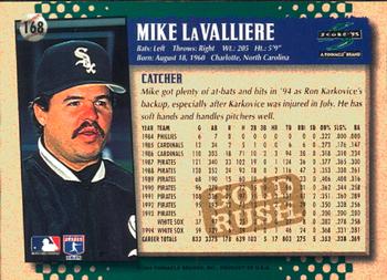 1995 Score - Gold Rush #168 Mike LaValliere Back