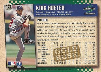 1995 Score - Gold Rush #171 Kirk Rueter Back