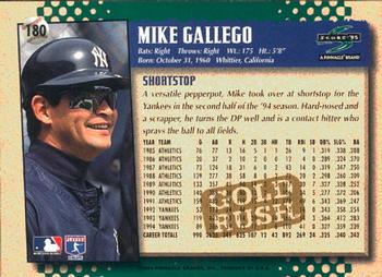 1995 Score - Gold Rush #180 Mike Gallego Back