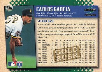 1995 Score - Gold Rush #236 Carlos Garcia Back