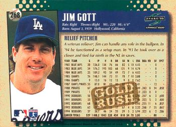 1995 Score - Gold Rush #268 Jim Gott Back