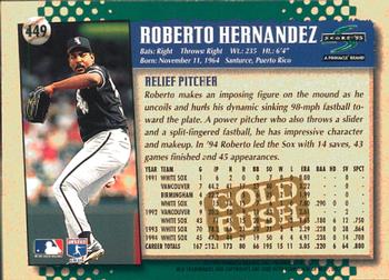 1995 Score - Gold Rush #449 Roberto Hernandez Back