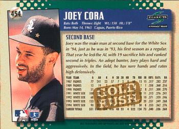 1995 Score - Gold Rush #454 Joey Cora Back