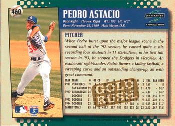 1995 Score - Gold Rush #460 Pedro Astacio Back