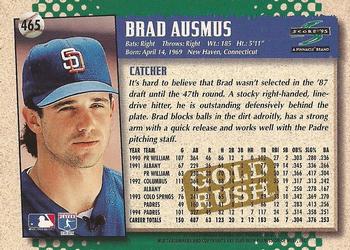 1995 Score - Gold Rush #465 Brad Ausmus Back