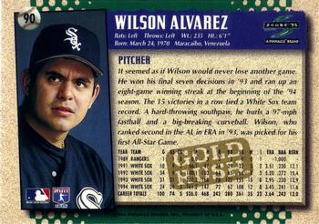 1995 Score - Gold Rush #90 Wilson Alvarez Back