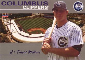 2008 Choice Columbus Clippers #26 David Wallace Front